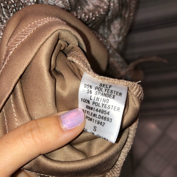 NWT Luxxel silver wrap dress - Picture 5 of 7